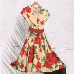 50s Inspired Floral Dress